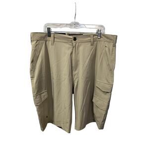 IRON CO CARGO SHORTS — Brand New With Tags Beige Twill Casual Size 38